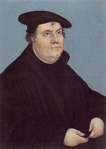 Л. Кранах. Портрет М. Лютера. 1543